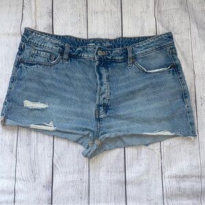 Old Navy Women's high rise OG Straight Denim Shorts